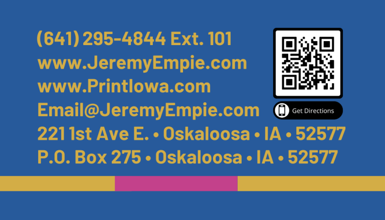 Jeremy Empie Web Design - Back