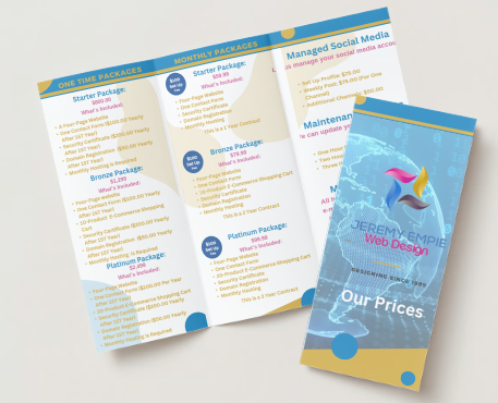 Jeremy Empie Web Design - Folded