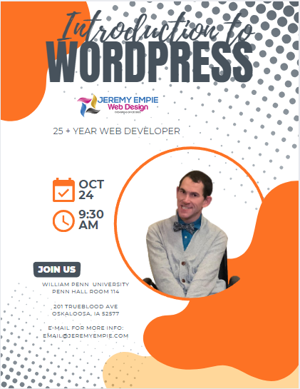 Teaching Event Flyer