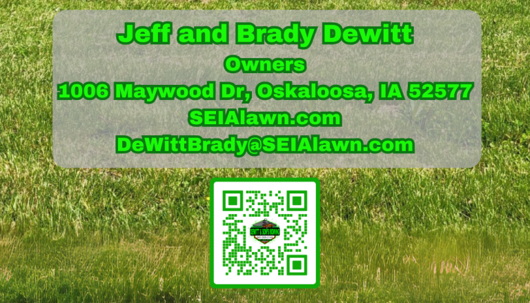 Dewitt & Sons Mowing - Back